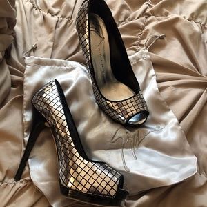 Giuseppe Zanotti Peeptoe Platform Heels